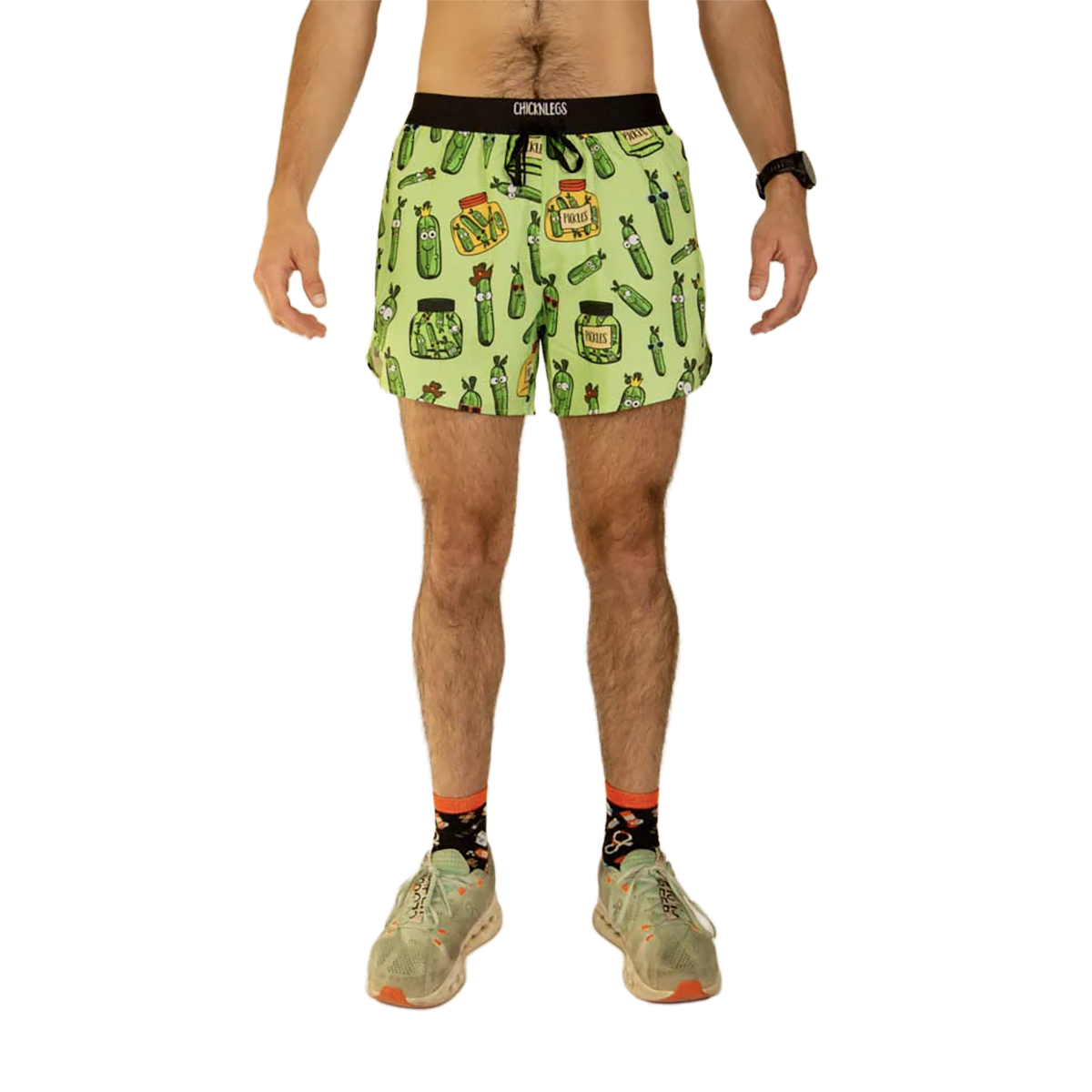 ChicknLegs 5" DS Running Shorts — Puerto Rico Flag — Size XSmall — Lifestyle View