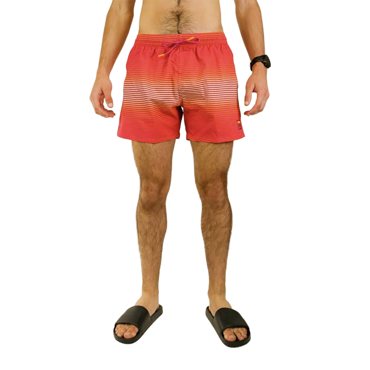 Chicknlegs Swim Trunks — Neon Palms — Size XSmall — Alternate View 18