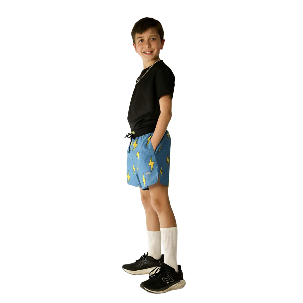 Chicknlegs Running Shorts Boys — Black — Size XSmall — Alternate View 28