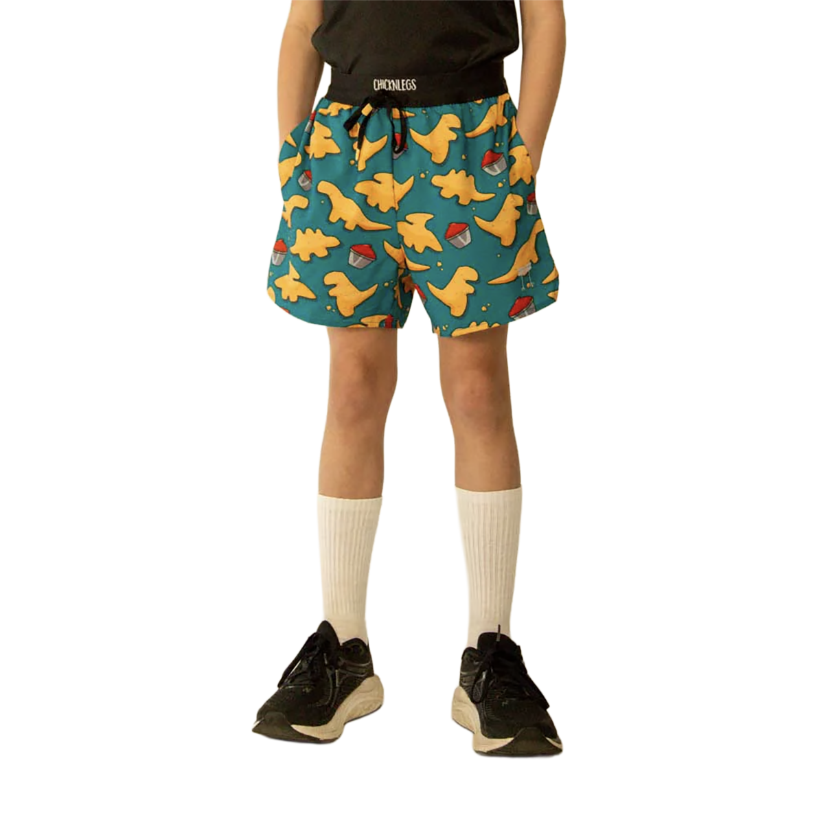 Chicknlegs Running Shorts Boys — Black — Size XSmall — Alternate View 18