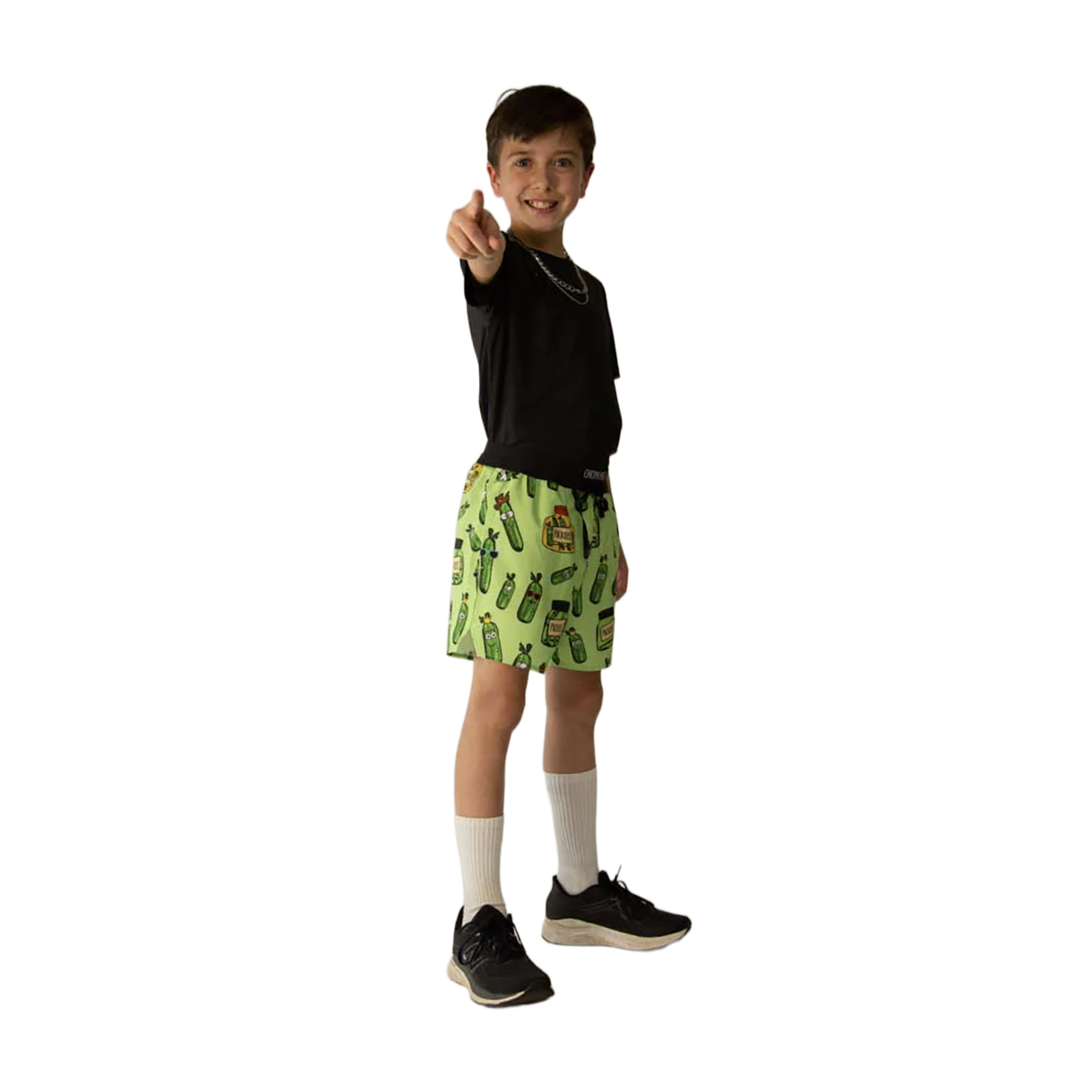 Chicknlegs Running Shorts Boys — Black — Size XSmall — Alternate View 22