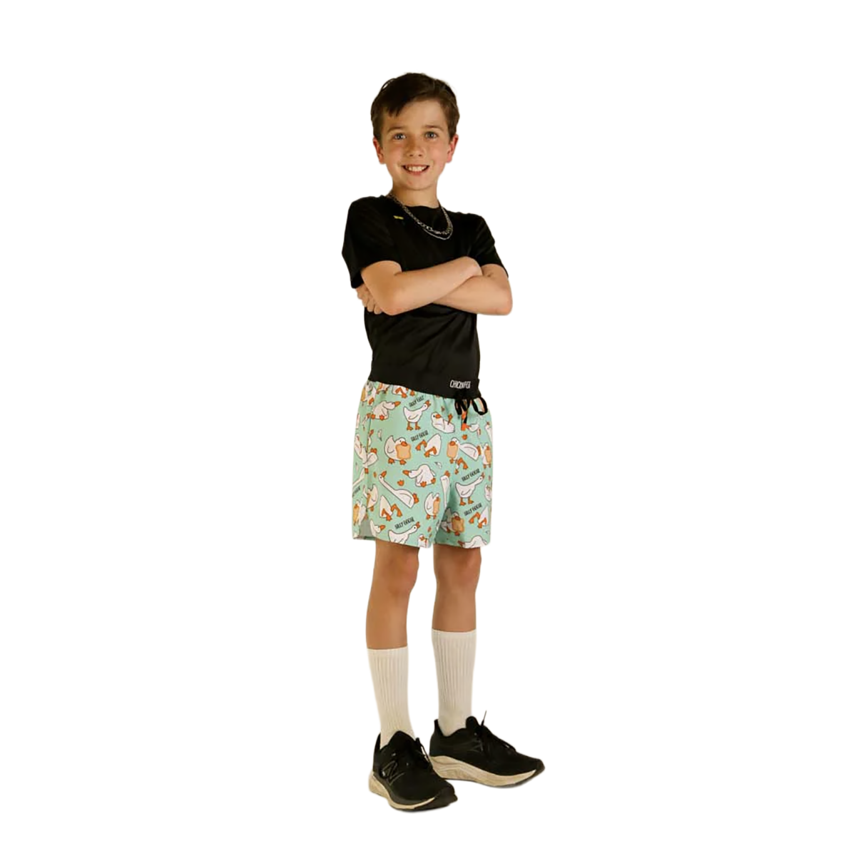 Chicknlegs Running Shorts Boys — Black — Size XSmall — Alternate View 12