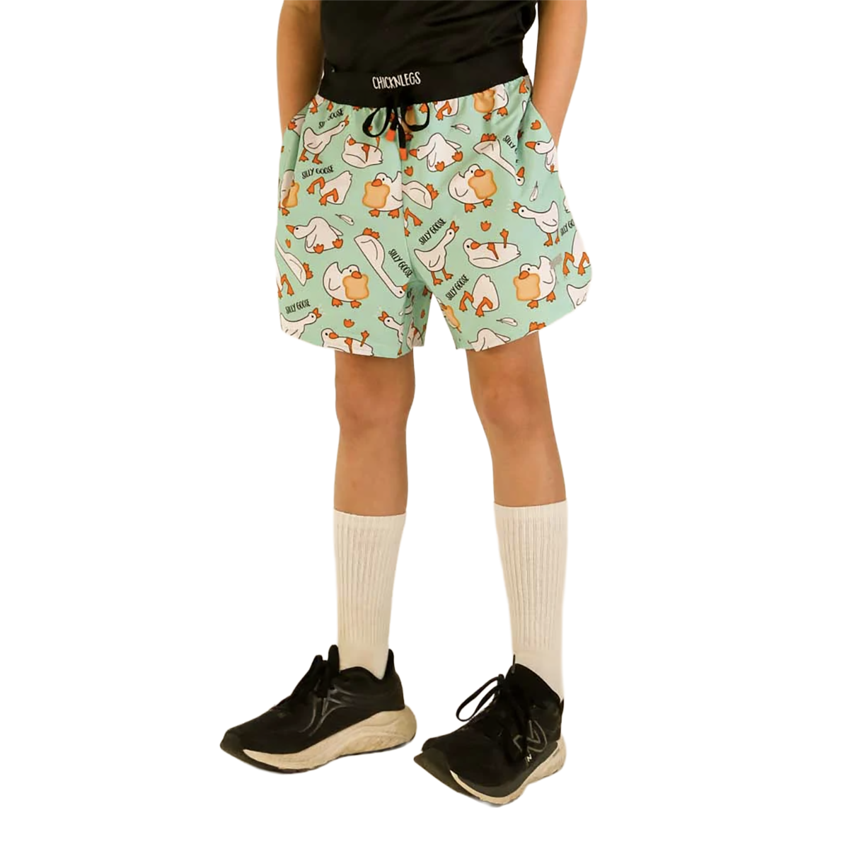 Chicknlegs Running Shorts Boys — Black — Size XSmall — Alternate View 14