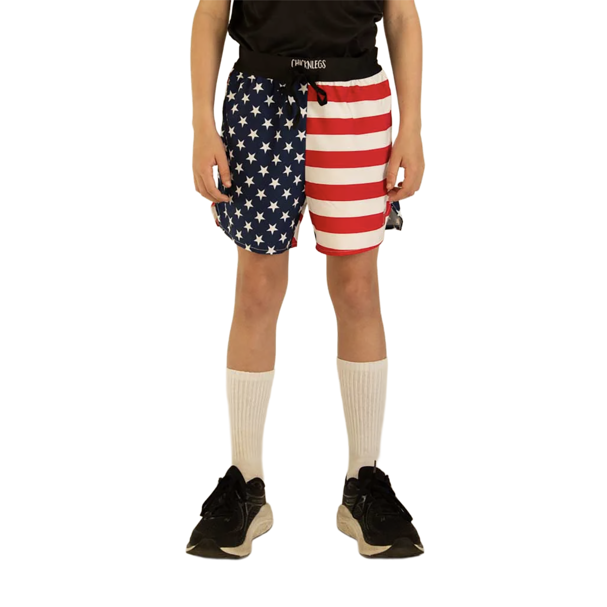 Chicknlegs Running Shorts Boys — Black — Size XSmall — Alternate View 7