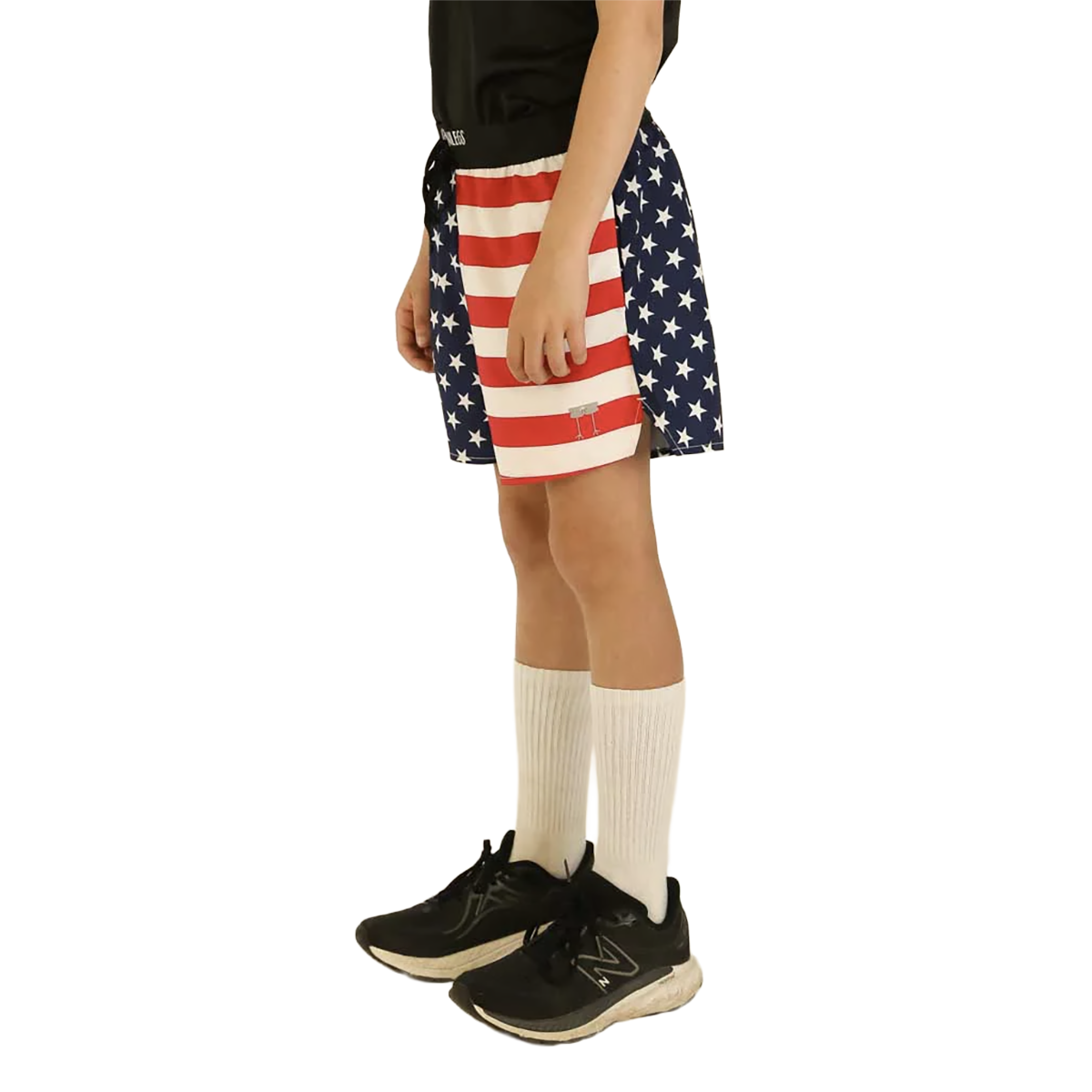 Chicknlegs Running Shorts Boys — Black — Size XSmall — Alternate View 9