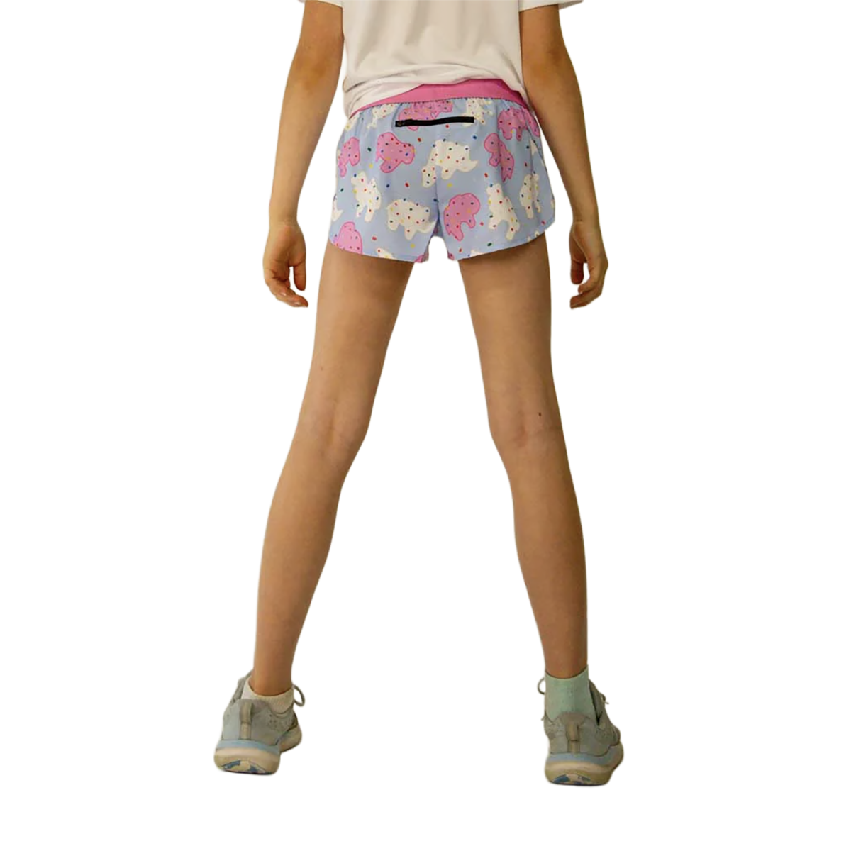 Chicknlegs Running Shorts Girls — Choccy Cows — Size XSmall — Alternate View 33