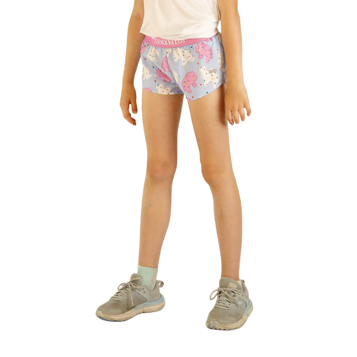 Chicknlegs Running Shorts Girls — Choccy Cows — Size XSmall — Alternate View 32