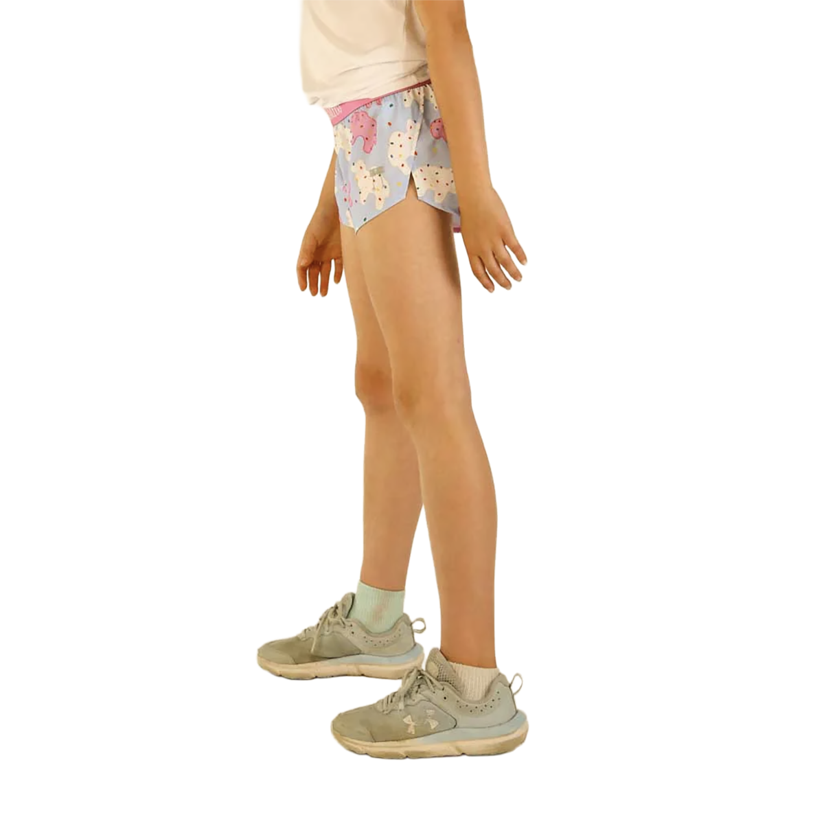 Chicknlegs Running Shorts Girls — Choccy Cows — Size XSmall — Alternate View 31