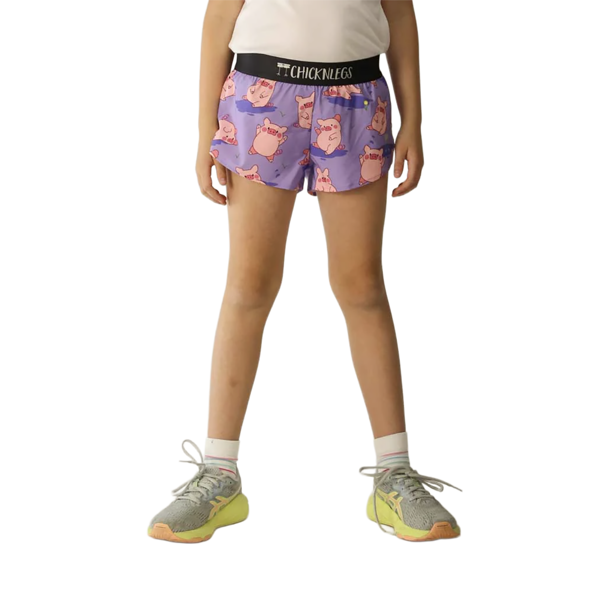 Chicknlegs Running Shorts Girls — Choccy Cows — Size XSmall — Alternate View 13