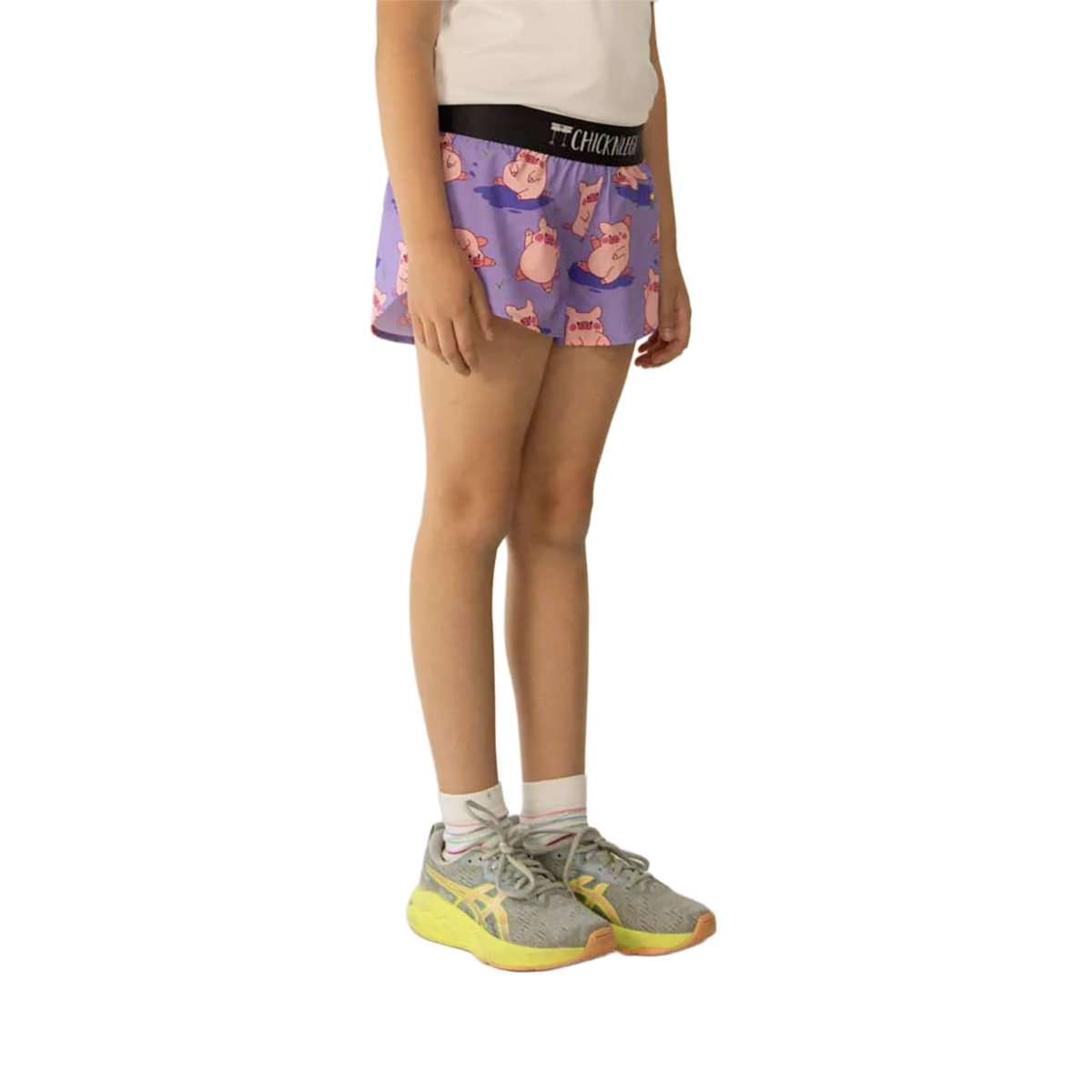 Chicknlegs Running Shorts Girls — Choccy Cows — Size XSmall — Alternate View 15