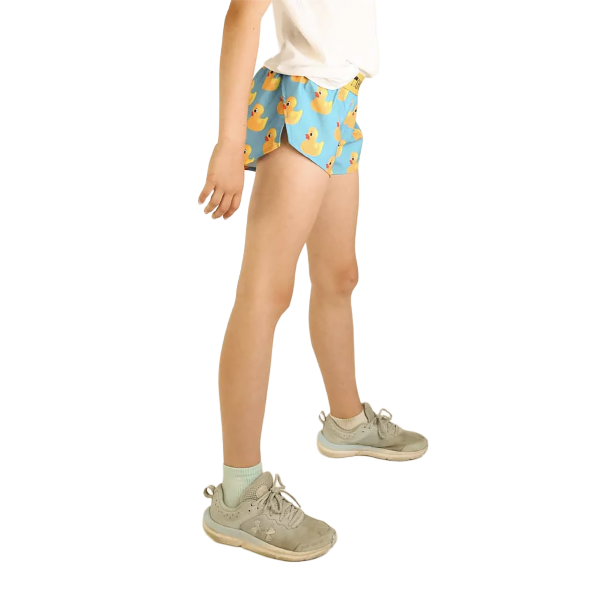 Chicknlegs Running Shorts Girls — Choccy Cows — Size XSmall — Alternate View 9