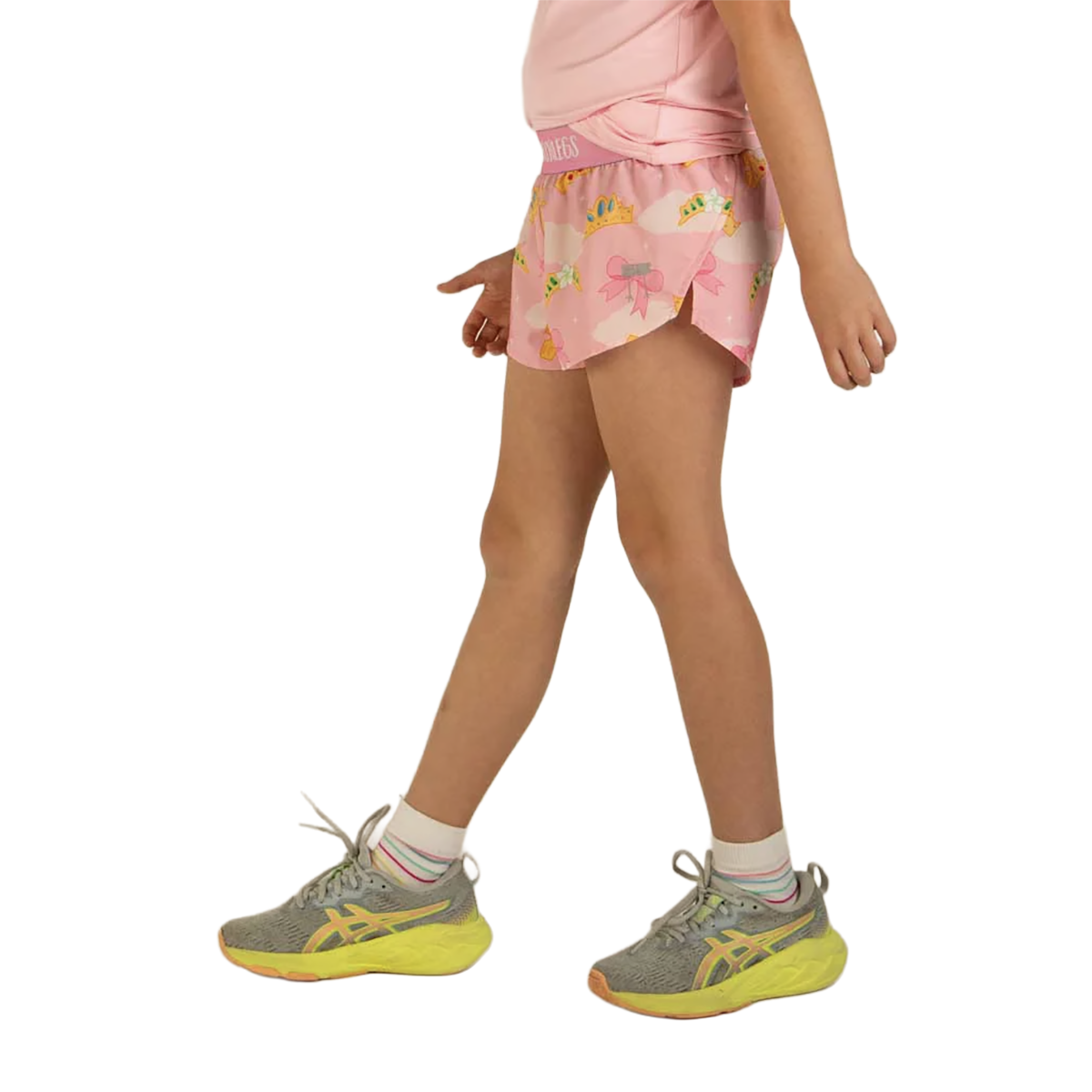 Chicknlegs Running Shorts Girls — Choccy Cows — Size XSmall — Alternate View 20