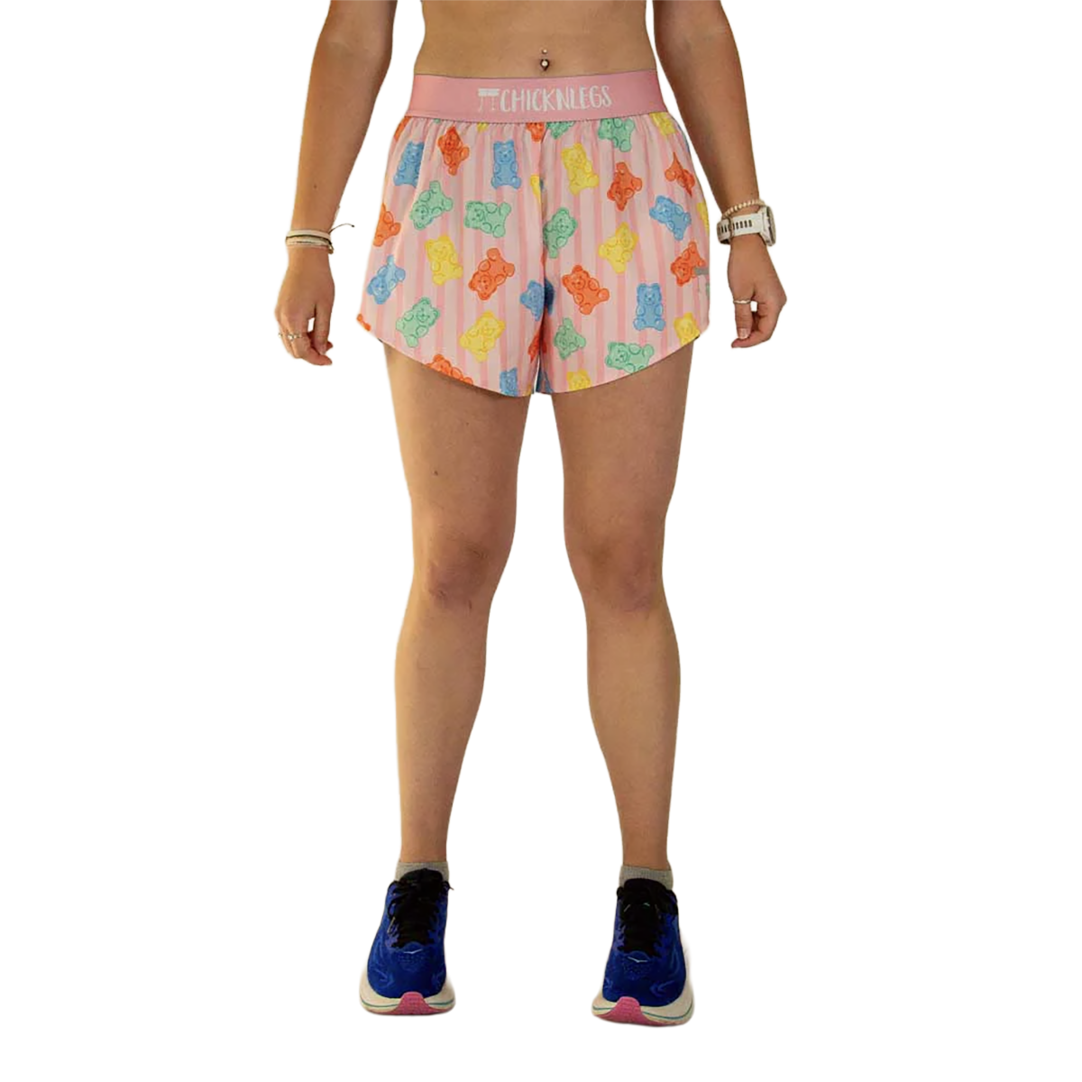 ChicknLegs 4" Half Split Shorts — USA Flag — Size Small — Alternate View 51
