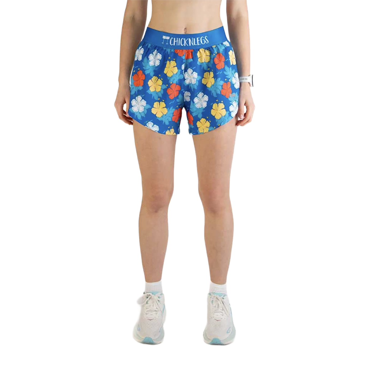 ChicknLegs 4" Half Split Shorts — USA Flag — Size Small — Lifestyle View