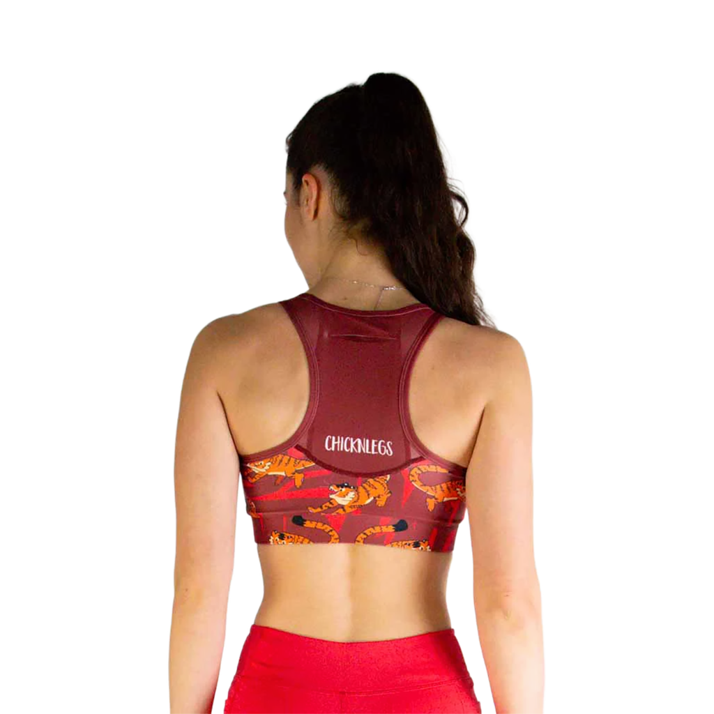 ChicknLegs OG Sports Bra — Dino Nuggets — Size XSmall — Alternate View 46