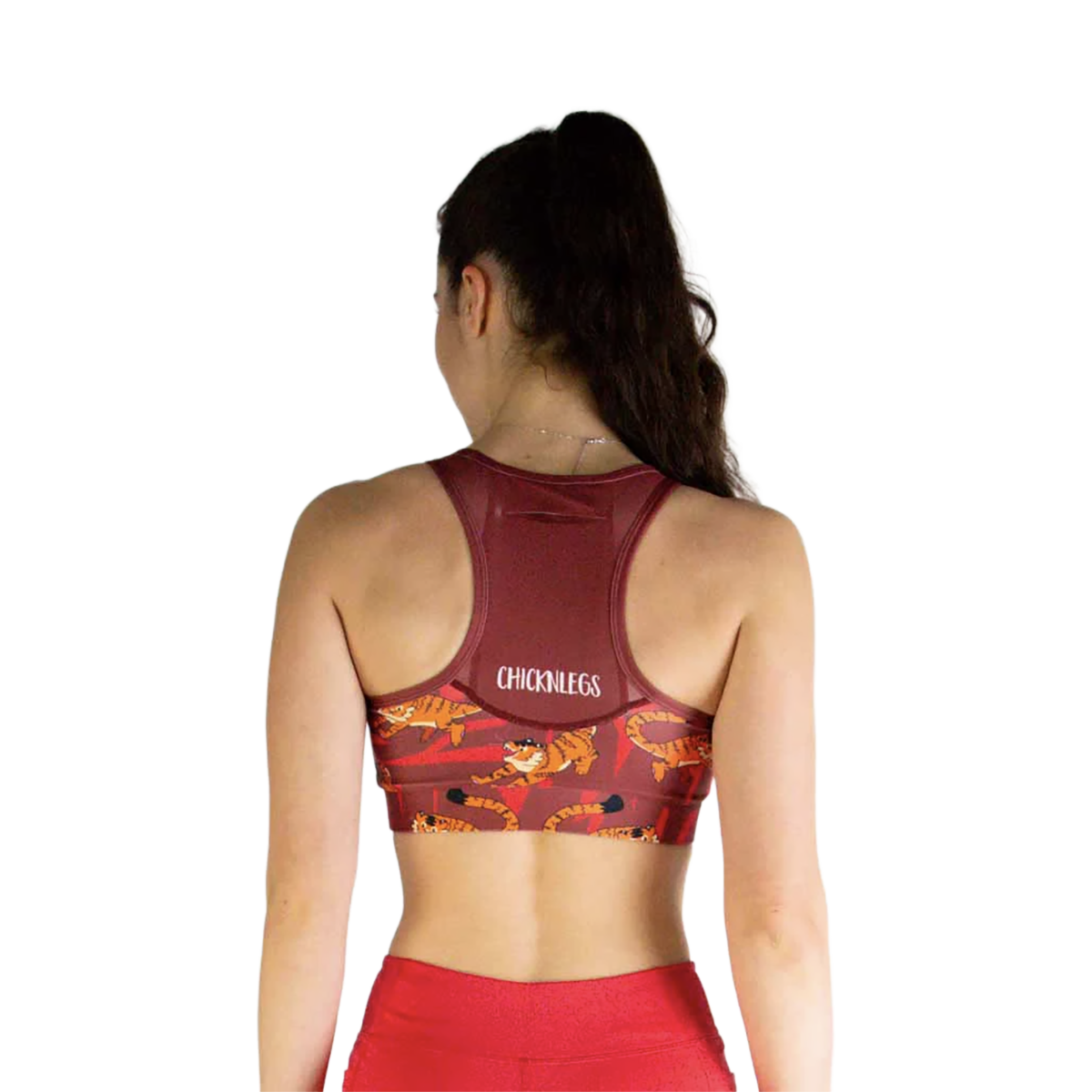 ChicknLegs OG Sports Bra — Dino Nuggets — Size XSmall — Alternate View 46
