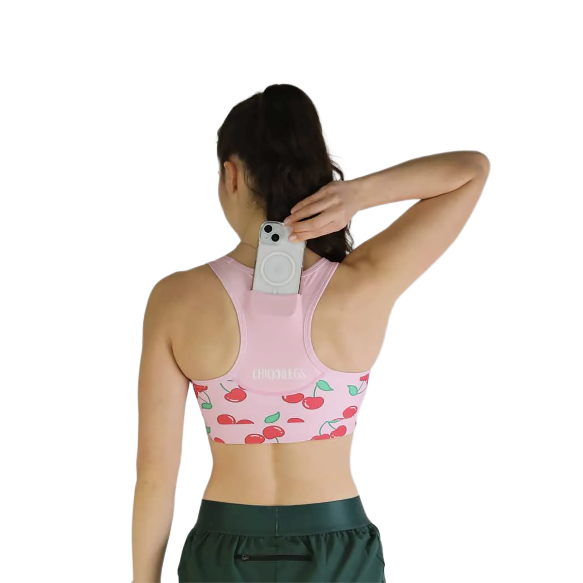 ChicknLegs OG Sports Bra — Dino Nuggets — Size XSmall — Alternate View 48