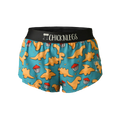 ChicknLegs 1.5" Split Shorts — Dino Nuggets — Size Large — Front View