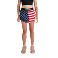 ChicknLegs 4" Half Split Shorts — USA Flag — Size Small — Front View