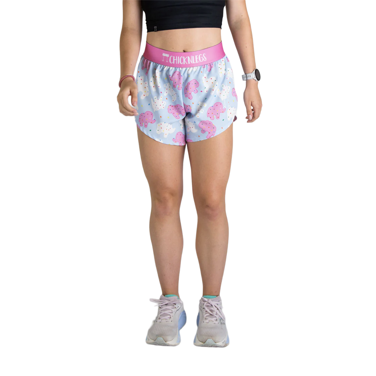 ChicknLegs 4" Half Split Shorts — USA Flag — Size Small — Alternate View 34