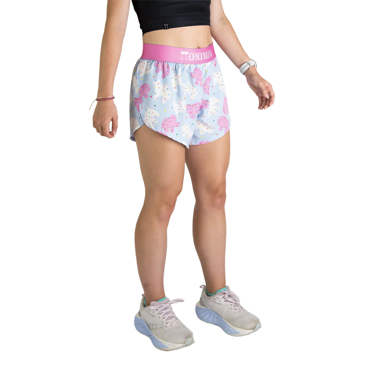ChicknLegs 4" Half Split Shorts — USA Flag — Size Small — Alternate View 36