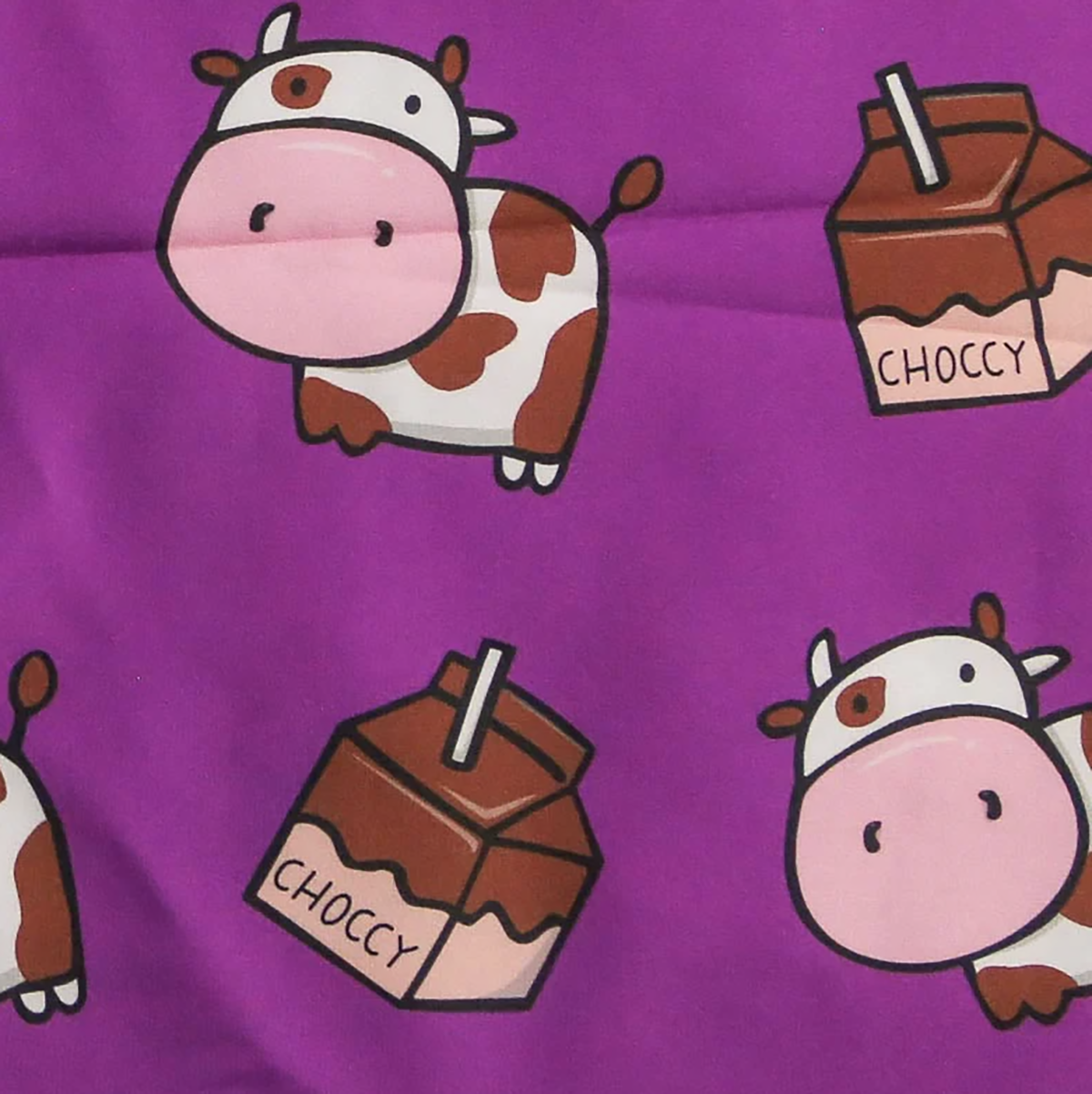 Chicknlegs Running Shorts Girls — Choccy Cows — Size XSmall — Lifestyle View