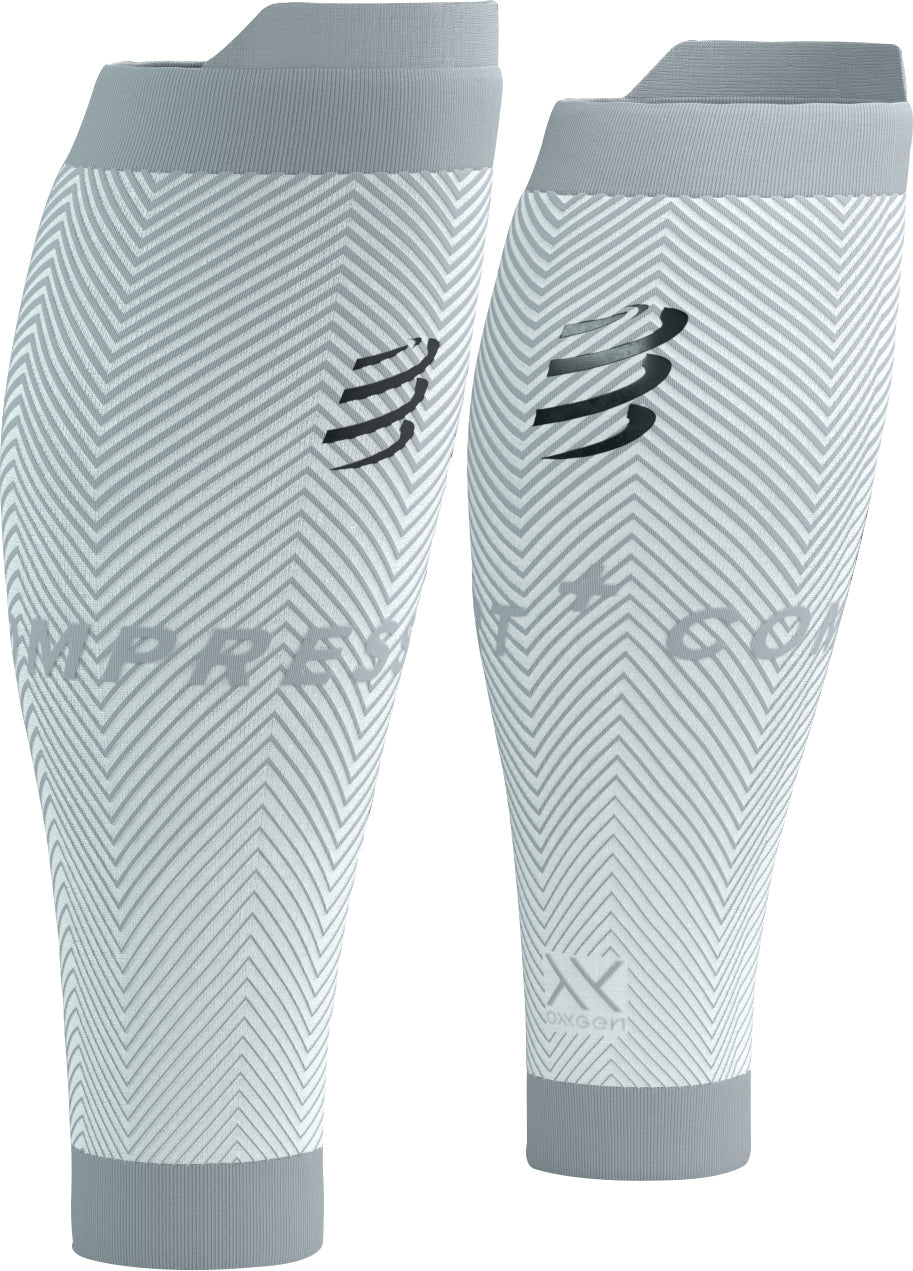 Compressport R2 Oxygen Compression Calf Sleeves - White