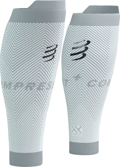 Compressport R2 Oxygen Compression Calf Sleeves - White