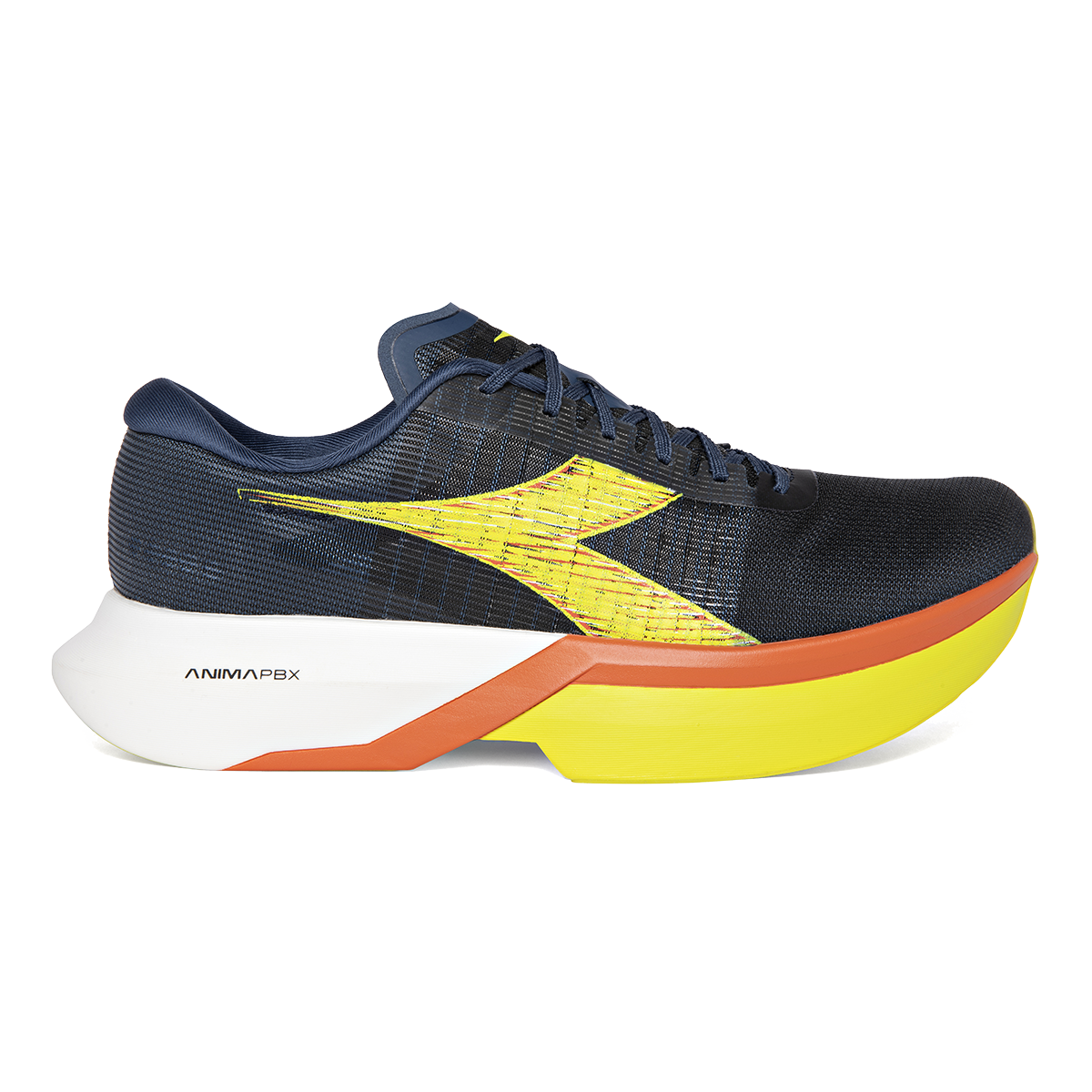 Diadora Gara Carbon 3 — Dk Denim - Slphr Sprg - Sclt — Size D — Width 5.5 M / 7 W — Front View