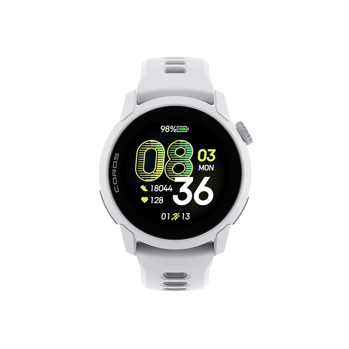 Coros Pace 4 — Black with Silicone Band — Size One Size — Detail View