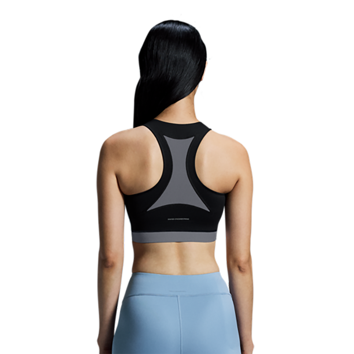 ON Train 2-in-1 Crop — Black — Size XSmall — Top View