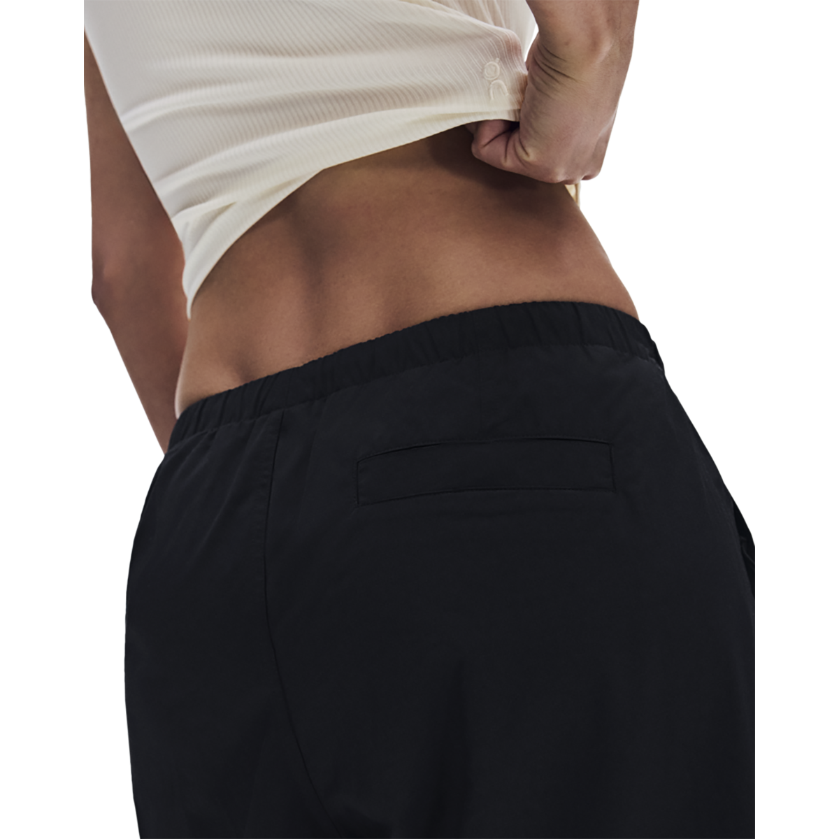 ON Parachute Pants — Black — Size Small — Lifestyle View