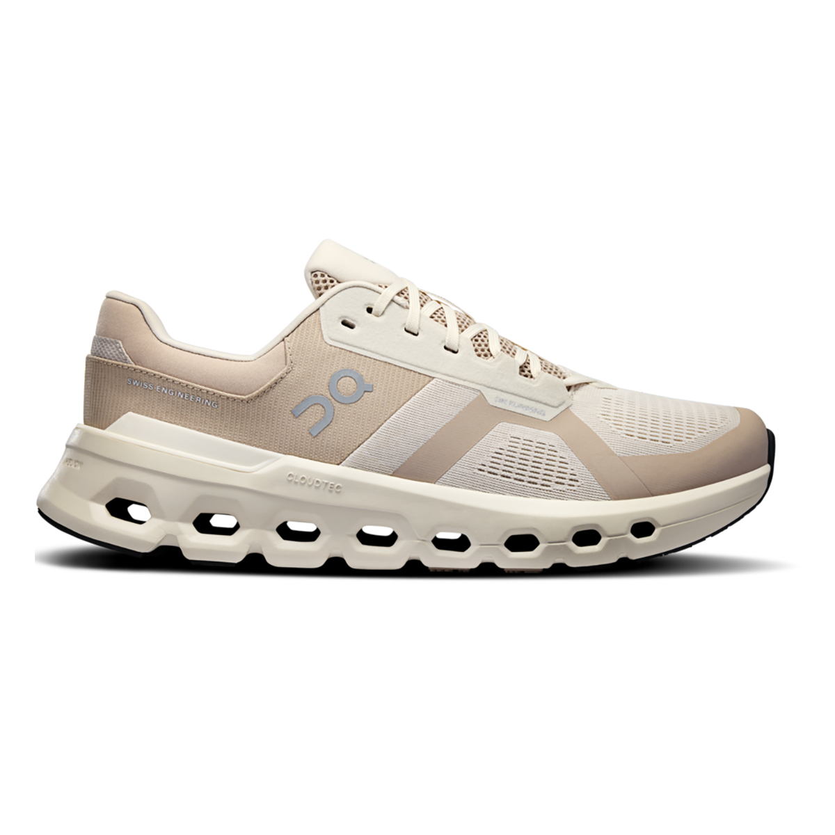 ON Cloudrunner 2 — Pearl - Desert — Size D — Width 9 — Front View