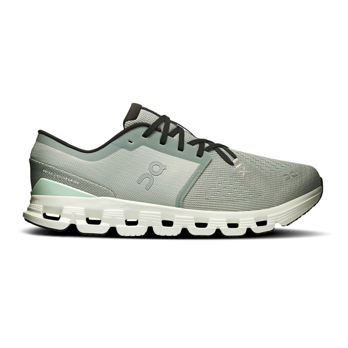 ON Cloud X V4 — Ink - Ivory — Size D — Width 8 — Front View