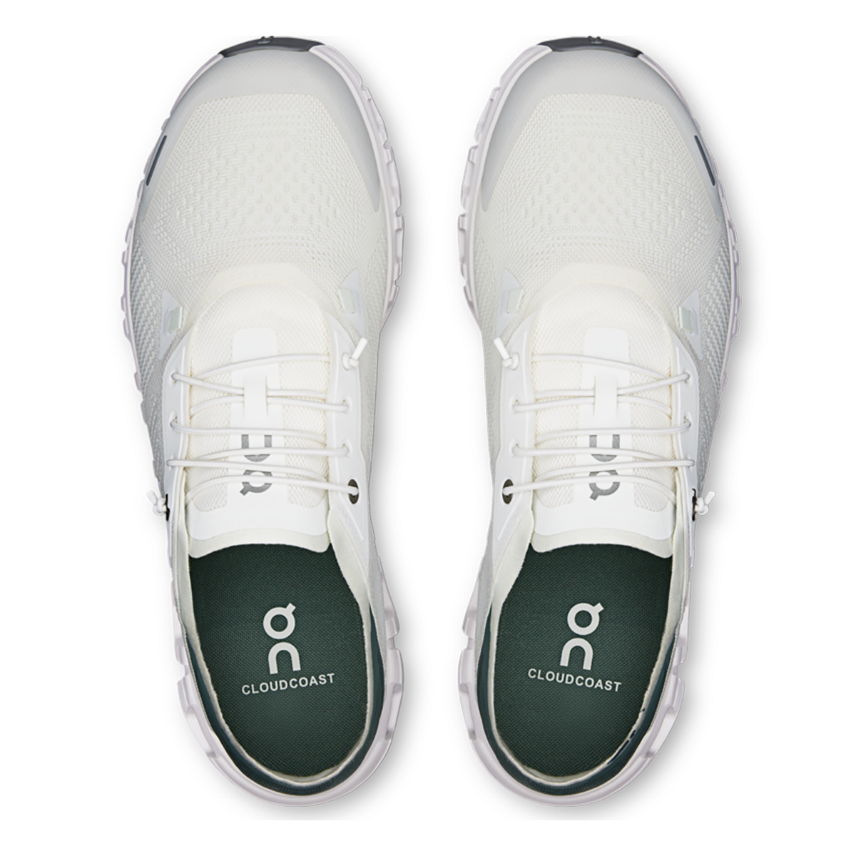 ON Cloud 6 Coast — Black - White — Size D — Width 12.5 — Alternate View 39