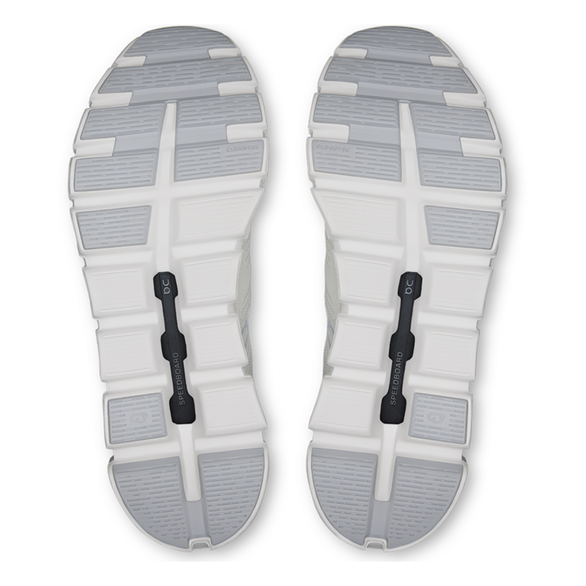 ON Cloud 6 Coast — Black - White — Size D — Width 12.5 — Alternate View 40
