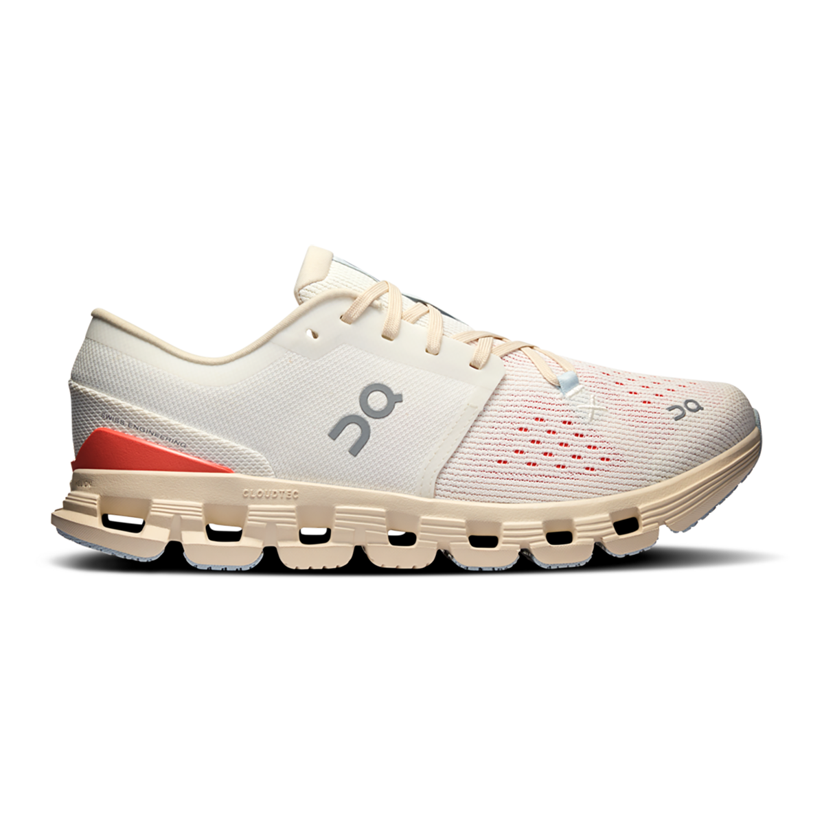 ON Cloud X V4 — Silver - Flame — Size B — Width 10 — Alternate View 9