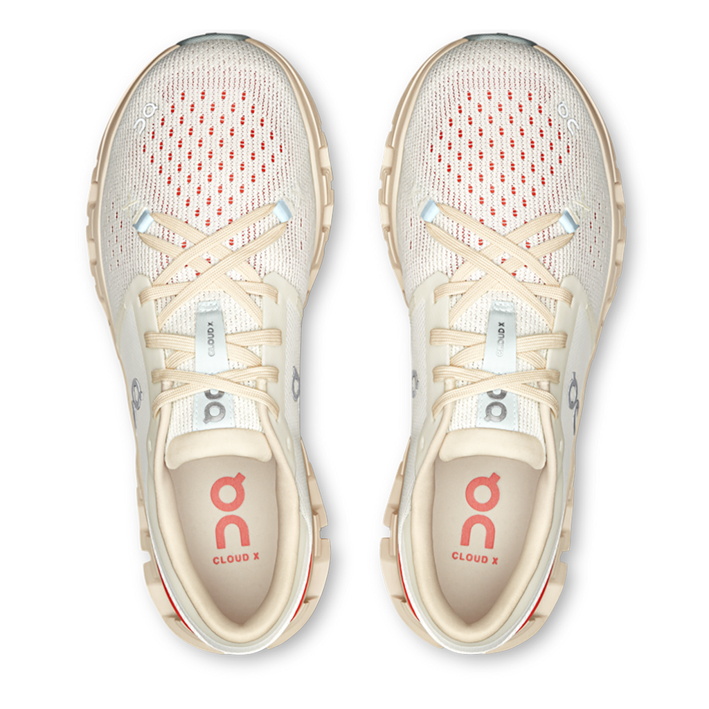 ON Cloud X V4 — Silver - Flame — Size B — Width 10 — Alternate View 11