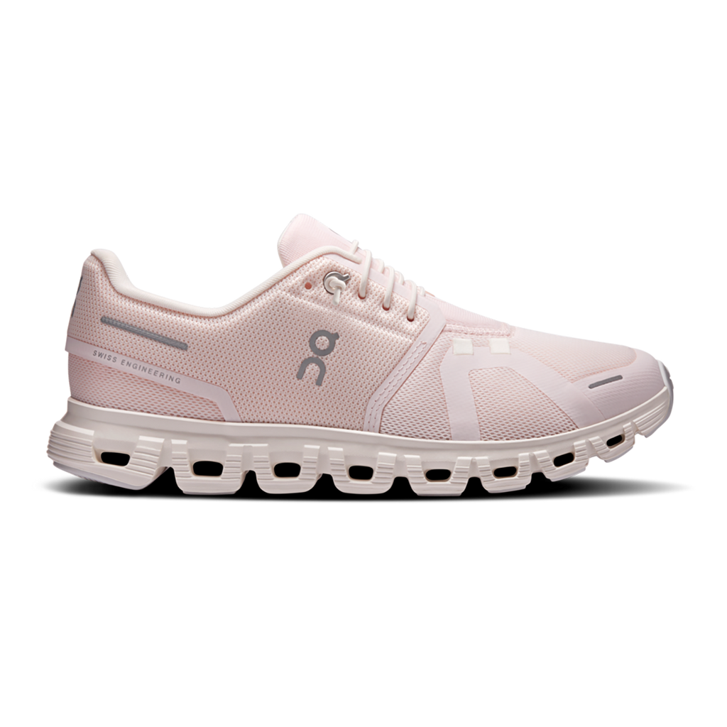 ON Cloud 6 - New Colors — Nimbus - White — Size B — Width 7.5 — Front View