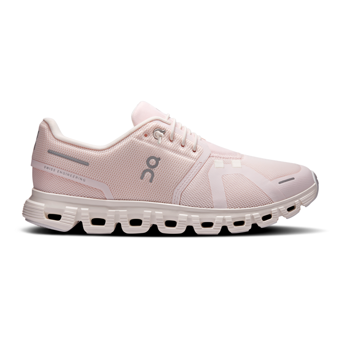 ON Cloud 6 - New Colors — Nimbus - White — Size B — Width 7.5 — Front View