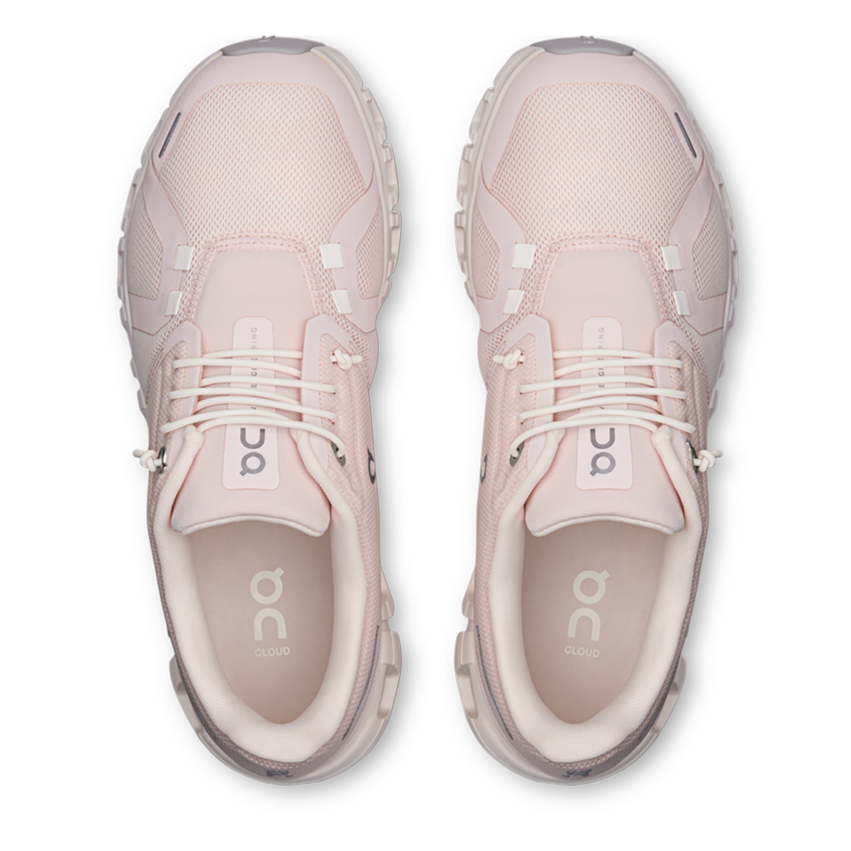ON Cloud 6 - New Colors — Nimbus - White — Size B — Width 7.5 — Back View
