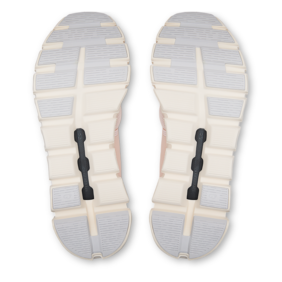 ON Cloud 6 - New Colors — Nimbus - White — Size B — Width 7.5 — Top View
