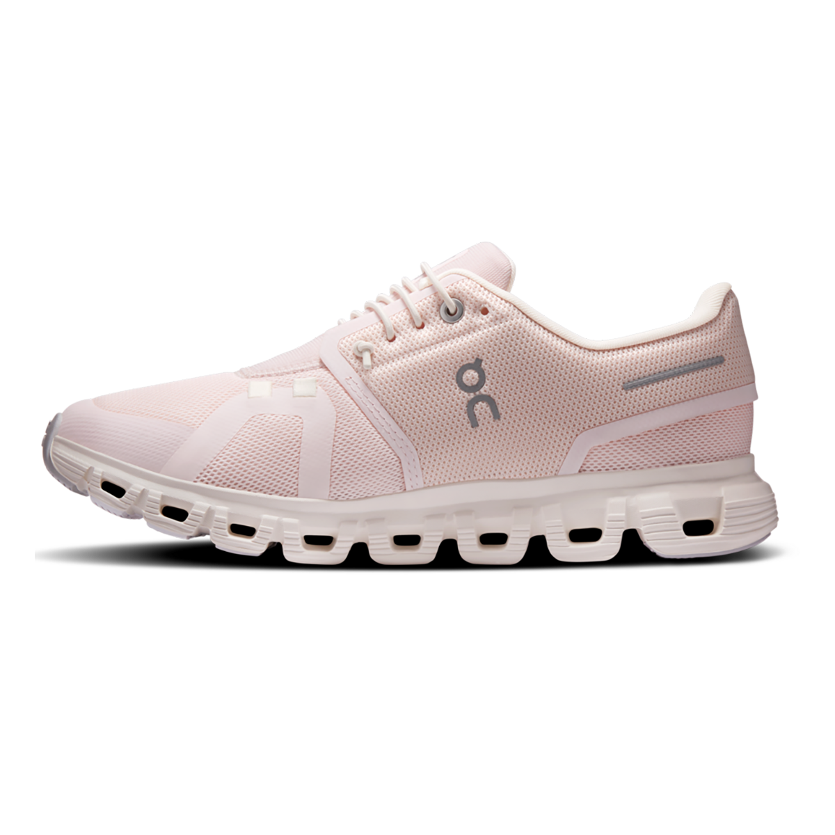 ON Cloud 6 - New Colors — Nimbus - White — Size B — Width 7.5 — Side View