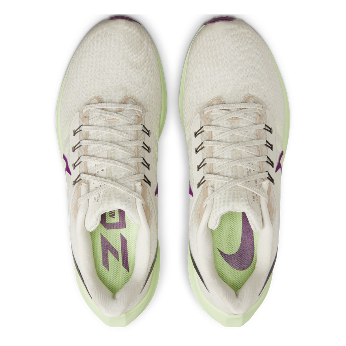 Nike Air Zoom Pegasus 39 — Scream Green - Black - Coconut Milk - Honeydew — Size D — Width 12 — Alternate View 28