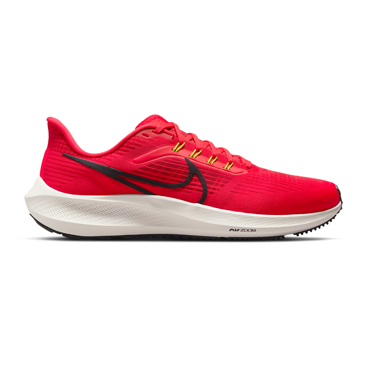 Nike Air Zoom Pegasus 39 — Scream Green - Black - Coconut Milk - Honeydew — Size D — Width 12 — Alternate View 45