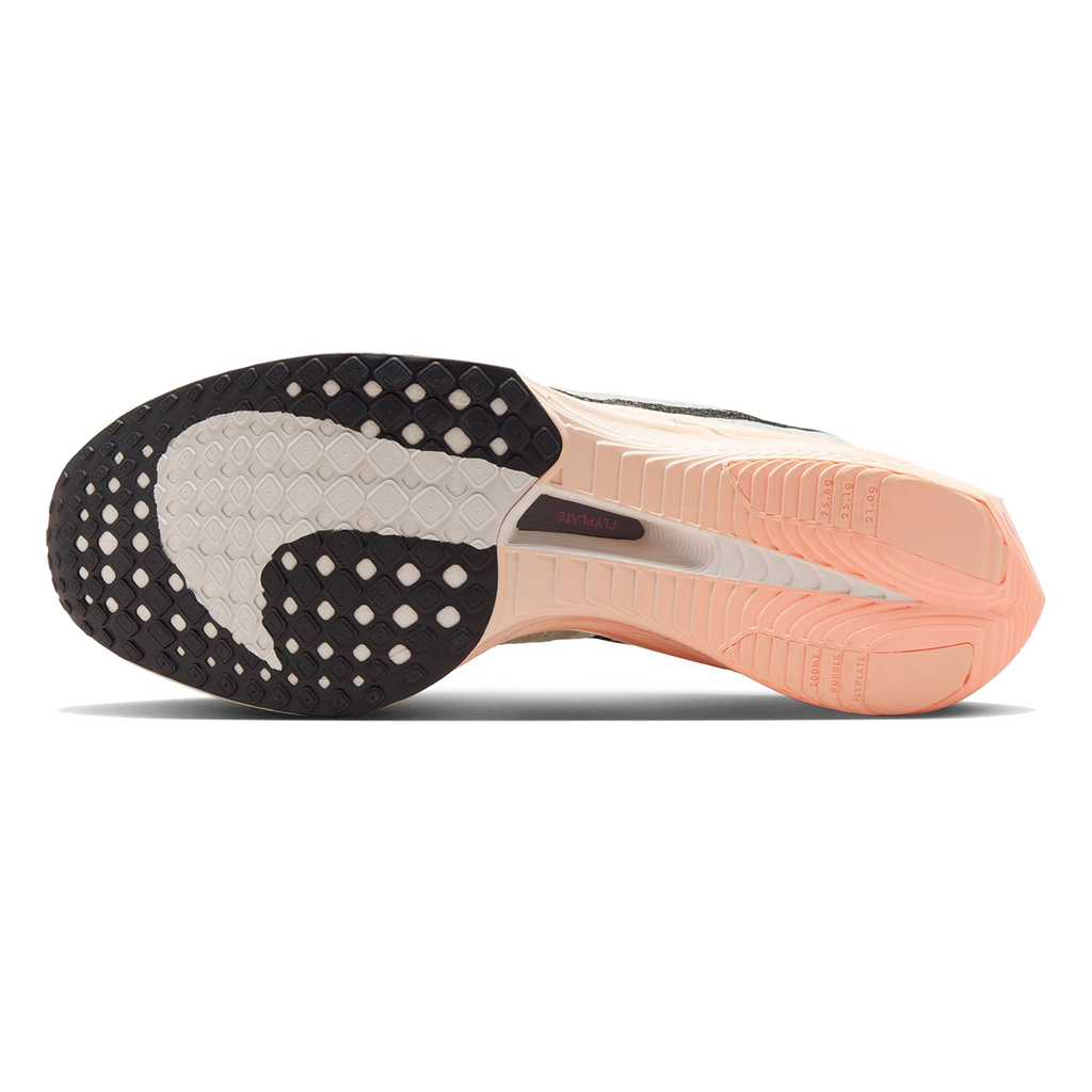 Nike ZoomX Vaporfly Next% 3 — Sail - Black - Crimson Tint - Guava Ice - Hot Punch — Size D — Width 8 — Top View