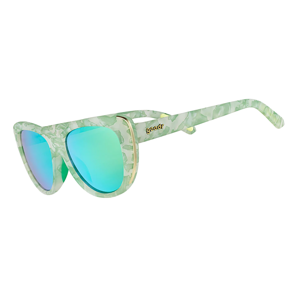 Goodr Runway Sunglasses — Black - Gold — Size One Size — Alternate View 11