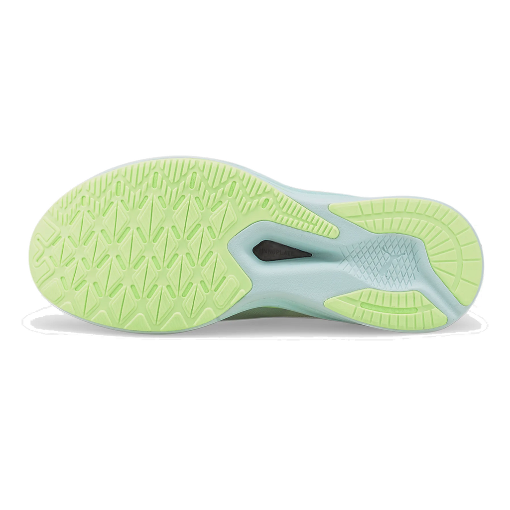 Puma Deviate Nitro Elite — White - Dark Slate - Fizzy Light — Size D — Width 9 — Top View