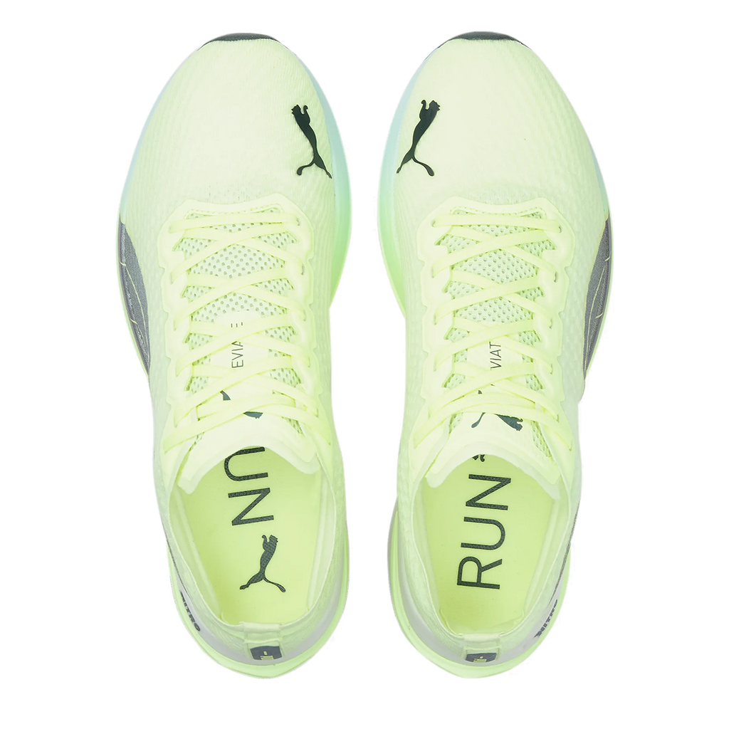 Puma Deviate Nitro — Asphalt - Harbor Mist - Cherry Tomato — Size D — Width 8 — Alternate View 10