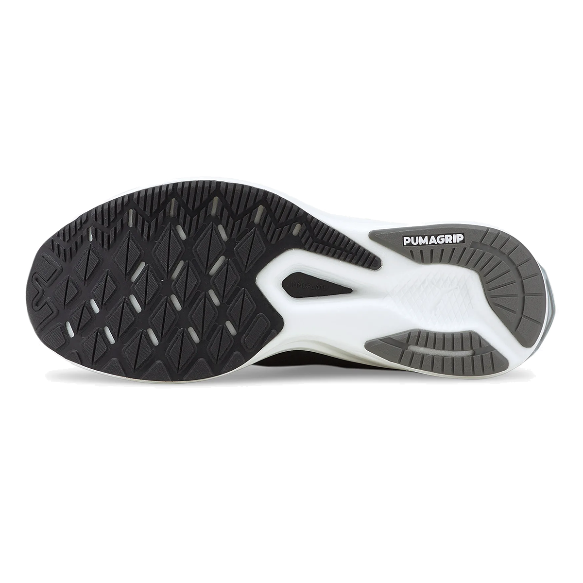 Puma Deviate Nitro — Asphalt - Harbor Mist - Cherry Tomato — Size D — Width 8 — Alternate View 7